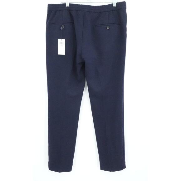 Polo Ralph Lauren Pants Mens 38x32 Navy Aviator Classics Pleated Elastic Waist - Picture 2 of 15